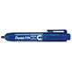 Pentel NX50 Permanent Marker Retractable Bullet Tip 1.5-2mm Line Blue Ref NX50-C [Pack 12]