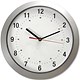 Alba Easytime Wall Clock Quartz with Plastic Lens and Case Diameter 320mm Grey Ref HORMURM