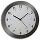 Alba Watchtime Wall Clock Radio-controlled with Plastic Lens and Case Diameter 300mm Grey Ref HORTIME