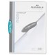 Durable Swingclp Crystal Folder Polypropylene Capacity 30 Sheets A4 Light Blue Ref 2260/14 [Box 25]
