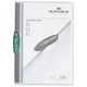 Durable Swingclp Crystal Folder Polypropylene Capacity 30 Sheets A4 Dark Green Ref 2260/32 [Box 25]