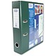 Emgee Lever Arch File with Clear PVC Cover 70mm Spine A4 Green Ref 650004 [Pack 10]