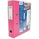 Emgee Lever Arch File with Clear PVC Cover 70mm Spine A4 Pink Ref 650009 [Pack 10]