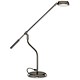 Idelec Task Lamp Low Energy 9W Halogen Adjustable Angled Head H840mm Black Chrome Ref 1053BC