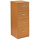 Trexus Plus Filing Cabinet 4 Drawers Fully Lockable Anti-Tilt W476xD598xH1325mm Beech