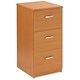 Trexus Plus Filing Cabinet 3 Drawers Fully Lockable Anti-Tilt W476xD598xH1018mm Beech