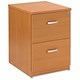 Trexus Plus Filing Cabinet 2 Drawers Fully Lockable Anti-Tilt W476xD598xH725mm Beech