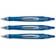 Pilot Gel Alphagel Rollerball Pen Rubber Grip Fine 0.7mm Tip 0.5mm Line Blue Ref 017101203 [Pack 12]
