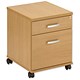 Trexus Plus Mobile Filing Pedestal 2 Drawers W405xD514xH527mm Oak