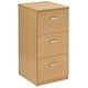 Trexus Plus Filing Cabinet 3 Drawers Fully Lockable Anti-Tilt W476xD598xH1018mm Oak