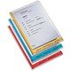 Esselte Desk-Free Folders Colour-coded Polypropylene 150 Micron Oversize A4 Landscape Ref 18072 [Pack 6]