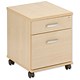 Trexus Plus Mobile Filing Pedestal 2 Drawers W405xD514xH527mm Maple