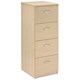 Trexus Plus Filing Cabinet 4 Drawers Fully Lockable Anti-Tilt W476xD598xH1325mm Maple