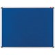 Nobo Professional Noticeboard Felt with Fixings and Aluminium Frame W1200xH900mm Blue Ref 30230175