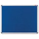 Nobo Professional Noticeboard Felt with Fixings and Aluminium Frame W1800xH1200mm Blue Ref 30230184