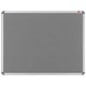 Nobo Professional Noticeboard Felt with Fixings and Aluminium Frame W1800xH1200mm Grey Ref 30230167