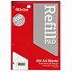 Silvine Refill Pad Headbound Perforated Punched Ruled Margin 400pp 65gsm A4 Ref A4RP200FM [Pack 3]