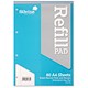 Silvine Refill Pad Headbound Perforated Punched Narrow Ruled Margin 75gsm A4 Ref A4RPNM [Pack 6]