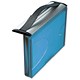 Rexel Modular Carry Handle with Document Boxes 1 Slim 1 High Capacity Aqua Ref 2101359
