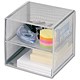 Rubbermaid Mesh Cube with Shelf 150x150mm Pewter Ref E5700PEWT