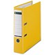 Leitz Lever Arch File Plastic 80mm Spine Foolscap Yellow Ref 1110-00-15 [Pack 10]