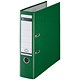 Leitz Lever Arch File Plastic 80mm Spine A4 Green Ref 1010-55 [Pack 10]