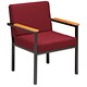 Trexus Reception Armchair Traditional Metal Deep-cushioned W520xD660xH790mm Burgundy