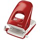 Leitz 5138 Extra Strong Punch 2-Hole Long-handled Capacity 40x 80gsm Red and Grey Ref 5138-00-25