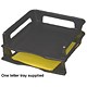 Rubbermaid Letter Tray Front Load Self-stacking Capacity 2.2kg A4 Black Ref 21827