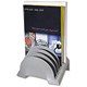 Rubbermaid Incline Sorter Angled for Files Folders and Large Envelopes Metallic Silver Ref 74097