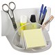 Rubbermaid Desk Organiser for Pens Envelopes and 76x76mm Sticky Notes Holder Clear Ref 74069