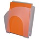 Rubbermaid Magazine File in Round Design Clear Ref 74070