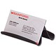 Rubbermaid Business Card Holder Twin-sided for 50 Cards of Various Sizes Black Ref 63525