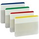 Post-it Index Filing Tabs Strong Flat 51x38mm Six Each of 4 Colours Assorted Ref 686-F1 [Pack 6]