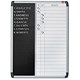 Nobo Welcome In-Out Board Drywipe Message Magnetic Aluminium Frame 20-Name W460xH960mm Black Ref 1901964