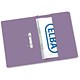 Elba Stratford Transfer Spring File with Pocket Recycled 315gsm 32mm Foolscap Mauve Ref 30120 [Pack 25]