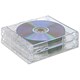 Compucessory Stackable De Luxe CD Cases Large for 8 Disks Ref CCS95506 [Pack 3]