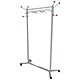 Alba Mobile Coat Rack 4 Wheels Metal Frame W1200xD500xH1700mm Ref PMGROUP