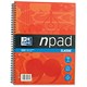 Oxford npad Modern Notebook Twin Wirebound 80gsm Ruled Margin 4 Holes 100 Pages A4 Ref E02712 [Pack 3]