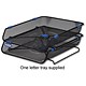 Rexel Letter Tray Swivel and Stack Wire Mesh W276xD62xH358mm Foolscap Black Ref 2101498