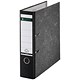 Leitz Standard Lever Arch File 80mm Spine Foolscap Black Ref 1082-95 [Pack 10]