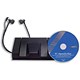 Sanyo FSUSBMS Transcription Kit USB with Headset Software Foot-control for ICR-A190/A120M Ref USBTKII