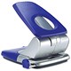 Rapesco Zero 40 Punch 2-Hole Heavy-duty Long-handled Capacity 40x 80gsm Silver and Blue Ref 0731