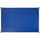 5 Star Premier Noticeboard with Fixings and Aluminium Trim W900xH600mm Blue