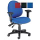 Trexus Plus Napier Operator Chair Heavy Duty Back H495mm Seat W520xD475xH430-520mm Blue