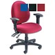 Trexus Plus Napier Operator Chair Heavy Duty Back H495mm Seat W520xD475xH430-520mm Claret