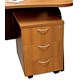 Elysium Mobile Pedestal 3 Drawer W405xD550xH585mm Walnut