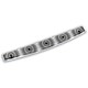 Fellowes Keyboard Wrist Rest Gel Non-skid Black Starburst Ref 90056