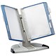 Tarifold Office Desk Display Stand with 5 Clip-on Index Tabs and 10 Pockets A4 Blue Ref 734301