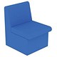 Trexus Modular Reception Chair Fully Upholstered W590xD500xH420mm Blue